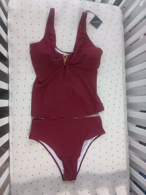 NWT Zaful Tankini in Plum XL 14-16
